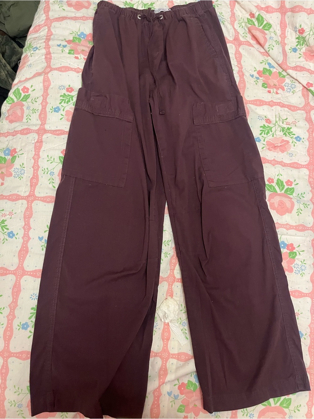 Women’s Cargo Pants in Dark Plum